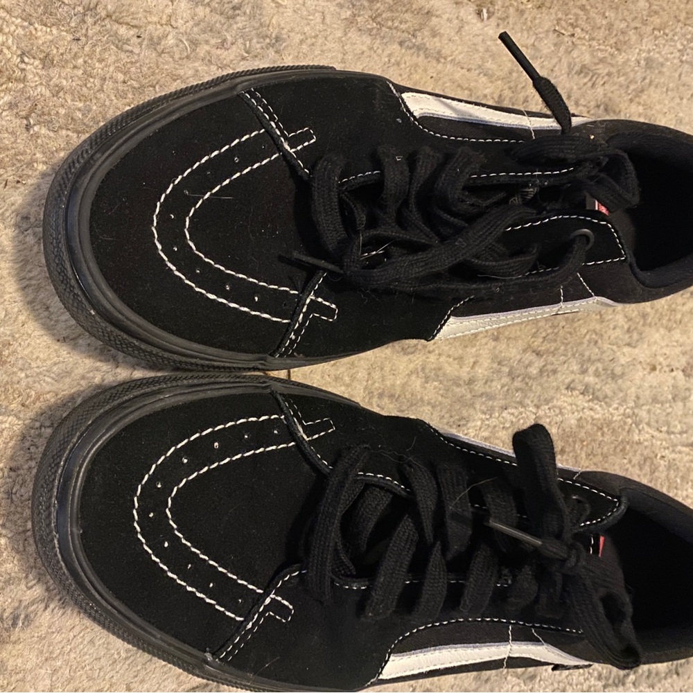 Vans Black and White Sneakers